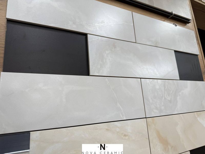 Плитка Грубка та Фасад Sky cream 45.1x14.6 8888 фото