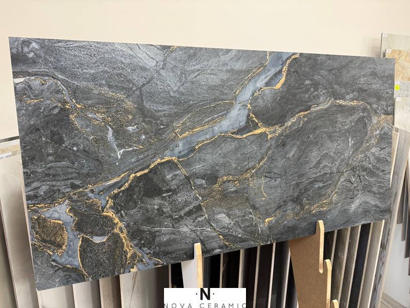 Керамогранит Alkraz black 120х60 2142 фото