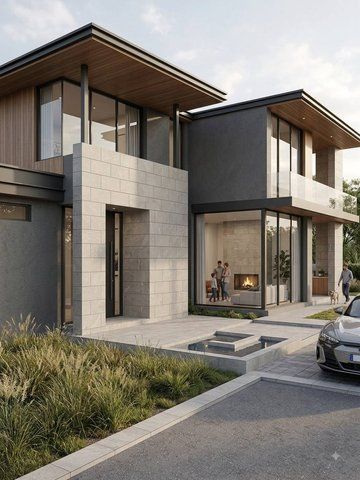 Плитка на Грубку та Фасад LINE BEIGE 2035 фото
