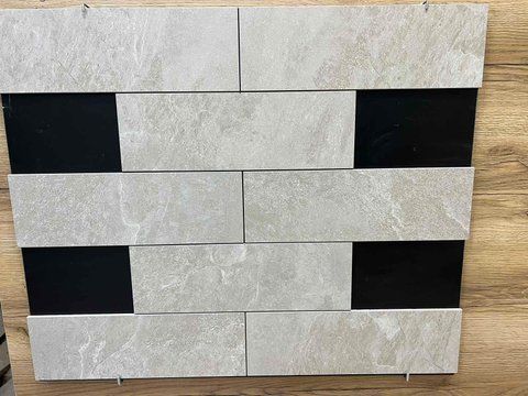 Плитка на Грубку и Фасад LINE BEIGE 2035 фото