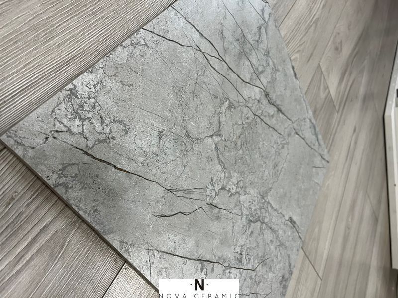 Керамограніт Cersanit Crestone Light Grey Matt 59,8x59,8 см 544855 фото