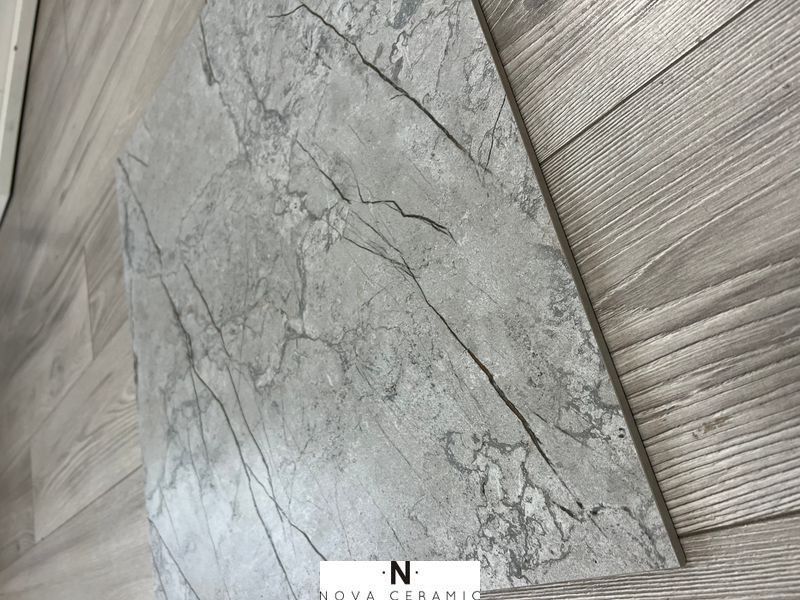 Керамограніт Cersanit Crestone Light Grey Matt 59,8x59,8 см 544855 фото